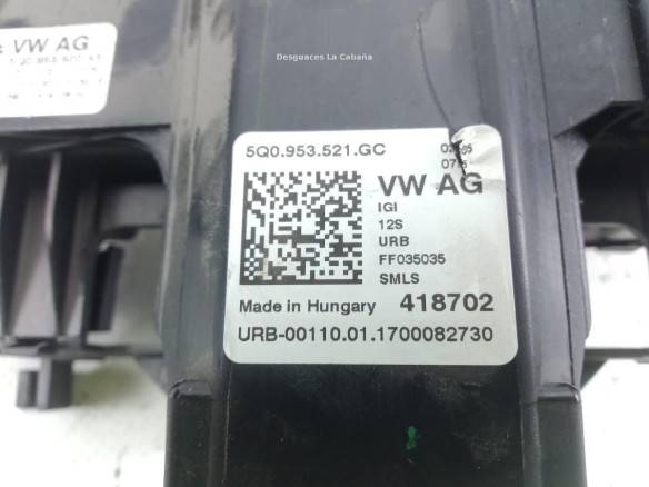 5Q0953521GC MANDO COMPLETO SEAT ATECA (KH7)|Desguaces La Cabaña