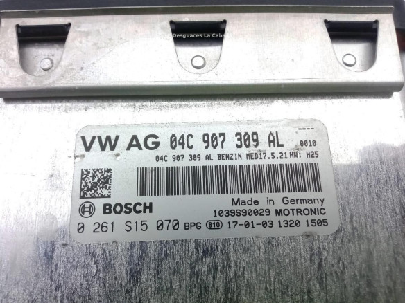 04C907309AL CENTRALITA MOTOR SEAT ATECA (KH7)|Desguaces La Cabaña