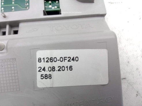 812600f240 PLAFON DEL TOYOTA VERSO (_R2_)|Desguaces La Cabaña