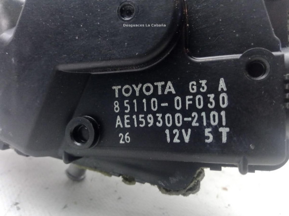 851100f030 MOTOR LIMPIAPARABRISAS DEL TOYOTA VERSO (_R2_)|Desguaces La Cabaña