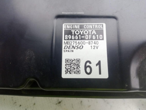 896610F610 CENTRALITA MOTOR TOYOTA VERSO (_R2_)|Desguaces La Cabaña