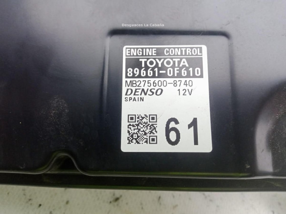 896610F610 CENTRALITA MOTOR TOYOTA VERSO (_R2_)|Desguaces La Cabaña
