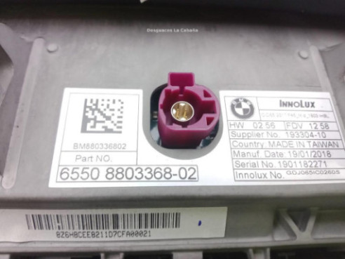 65508803368 PANTALLA MULTIMEDIA BMW 2 Gran Tourer (F46)|Desguaces La Cabaña