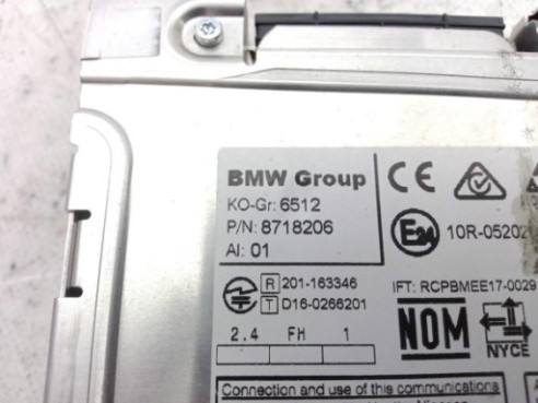 8718206 MODULO RADIO BMW 2 Gran Tourer (F46)|Desguaces La Cabaña
