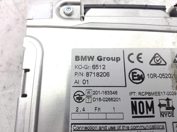 8718206 MODULO RADIO BMW 2 Gran Tourer (F46)|Desguaces La Cabaña