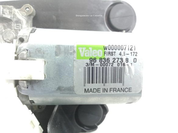 9683627380 MOTOR LIMPIAPARABRISAS TRA CITROEN DS3|Desguaces La Cabaña