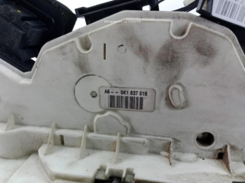 5K1837016 CERRADURA PUERTA LAT DEL DER VW GOLF VI (5K1)|Desguaces La Cabaña