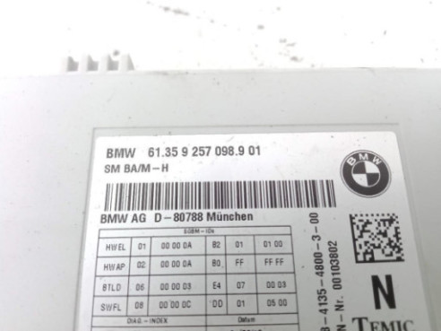 61359257098 MODULO ELECTRONICO 8 BMW 3 (F30, F80)|Desguaces La Cabaña