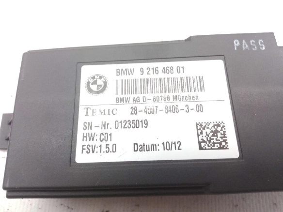 921646801 MODULO ELECTRONICO 9 BMW 3 (F30, F80)|Desguaces La Cabaña