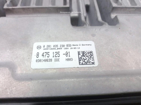 847512501 CENTRALITA MOTOR BMW 2 Gran Tourer (F46)|Desguaces La Cabaña