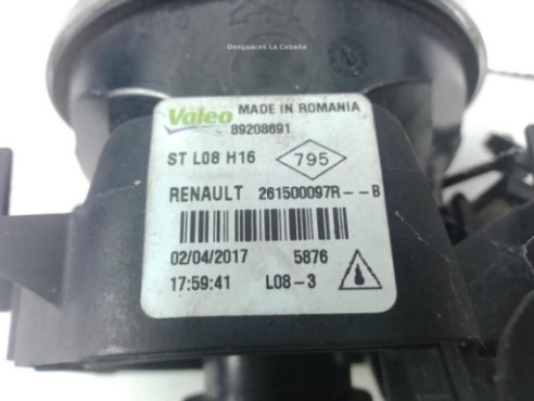 261500097R NIEBLA DEL DER SMART FORTWO Coupé (453)|Desguaces La Cabaña