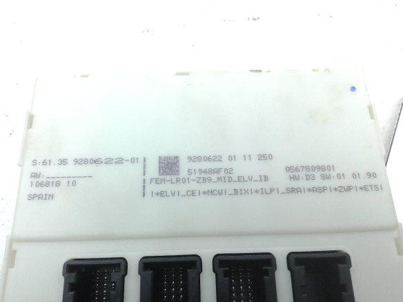 61359280622 CENTRALITA MULTIFUNCION BMW 1 (F20)|Desguaces La Cabaña