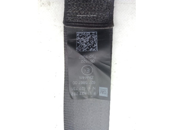 13427752 CINTURON TRA IZQ OPEL CORSA E (X15)|Desguaces La Cabaña