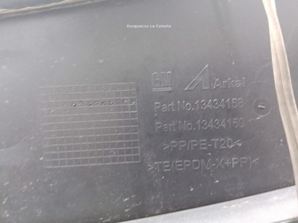 13434158 TORPEDO LIMPIAPARABRISAS OPEL CORSA E (X15)|Desguaces La Cabaña