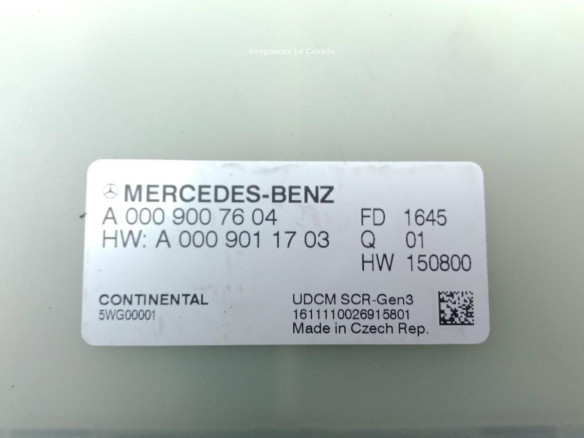 A0009007604 MODULO ELECTRONICO 3 MERCEDES BENZ CLASE E (W213)|Desguaces La Cabaña