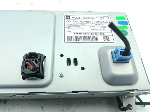 95247248 DISPLAY OPEL ASTRA J (P10)|Desguaces La Cabaña