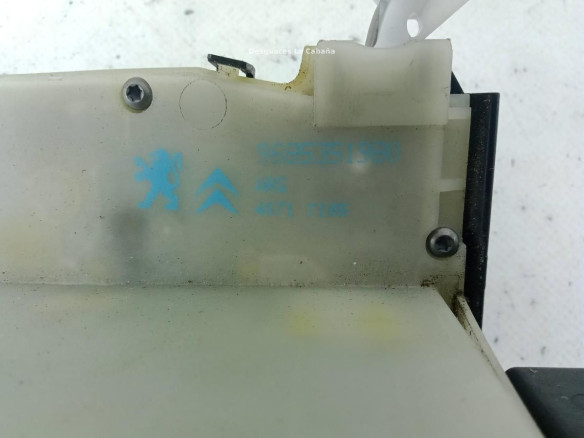 9685351980 CERRADURA PUERTA LAT TRA IZQ CITROEN C4 II (B7)|Desguaces La Cabaña