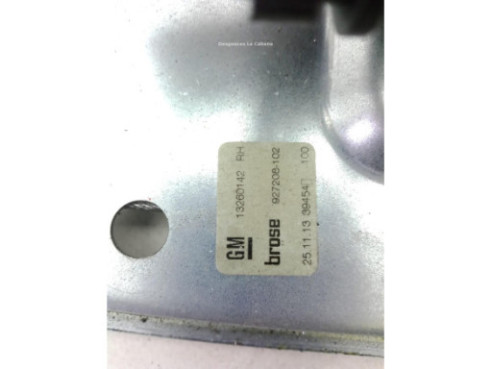 13260142 ELEVALUNAS PUERTA LAT TRA DER OPEL ZAFIRA TOURER C (P12)|Desguaces La Cabaña