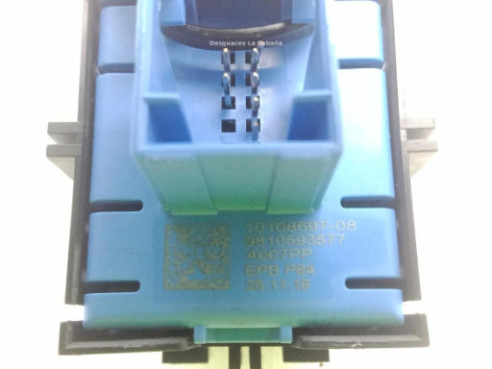 9810593577 INTERRUPTOR FRENO MANO ELECTRICO PEUGEOT 5008 II|Desguaces La Cabaña