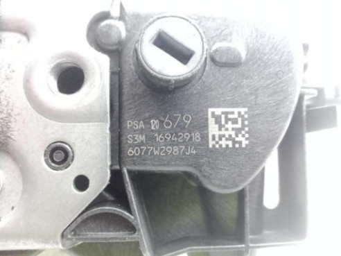 16942918 CERRADURA PUERTA LAT TRA IZQ PEUGEOT 5008 II|Desguaces La Cabaña