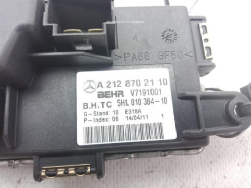 A2128702110 RESISTENCIA CALEFACCION MERCEDES BENZ CLASE E (W212)|Desguaces La Cabaña