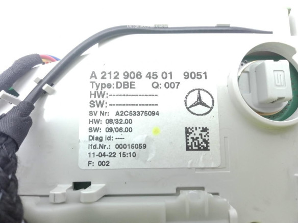 A2129064501 PLAFON DEL MERCEDES BENZ CLASE E (W212)|Desguaces La Cabaña