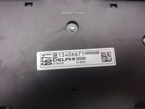 13406671 MANDO MULTIMEDIA OPEL ASTRA J (P10)|Desguaces La Cabaña