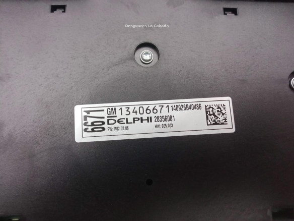 13406671 MANDO MULTIMEDIA OPEL ASTRA J (P10)|Desguaces La Cabaña