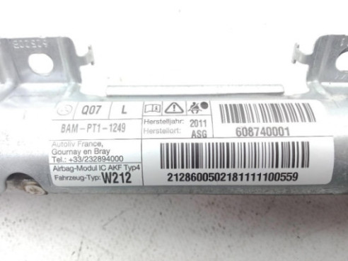 W2128600502 AIRBAG CORTINA IZQ MERCEDES BENZ CLASE E (W212)|Desguaces La Cabaña