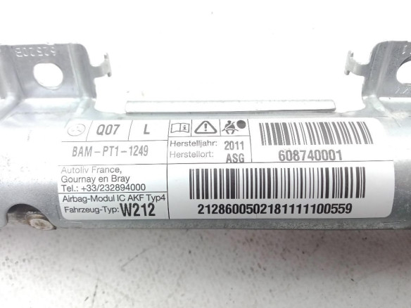 W2128600502 AIRBAG CORTINA IZQ MERCEDES BENZ CLASE E (W212)|Desguaces La Cabaña