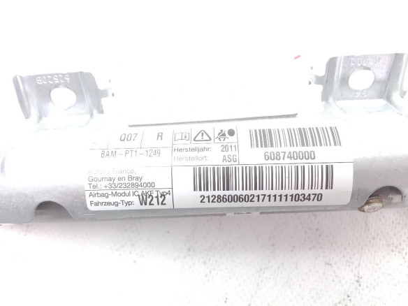 W2128600602 AIRBAG CORTINA DER MERCEDES BENZ CLASE E (W212)|Desguaces La Cabaña