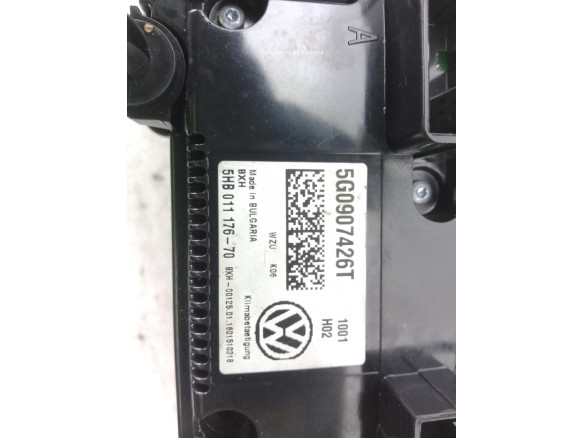 5G0907426T MANDO CLIMA VW GOLF VII (5G1, BQ1, BE1, BE2)|Desguaces La Cabaña