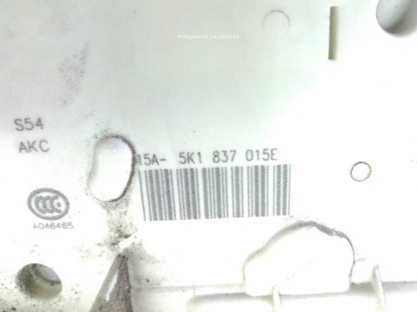 5K1837015E CERRADURA PUERTA LAT DEL IZQ VW GOLF VII (5G1, BQ1, BE1, BE2)|Desguaces La Cabaña