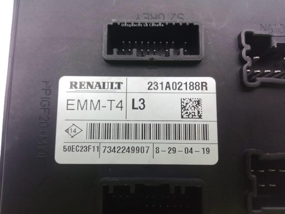 231A02188R MODULO ELECTRONICO 3 RENAULT TRAFIC III Autobús (JG_)|Desguaces La Cabaña