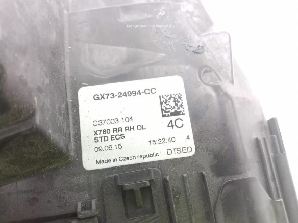 GX7324994CC CERRADURA PUERTA LAT TRA DER JAGUAR XE (X760)|Desguaces La Cabaña