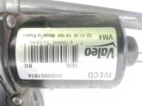 W000051914 MOTOR LIMPIAPARABRISAS DEL IVECO DAILY VI Furgón|Desguaces La Cabaña
