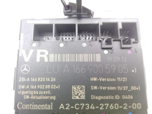 A1669005905 MODULO ELECTRONICO 8 MERCEDES BENZ CLASE A (W176)|Desguaces La Cabaña