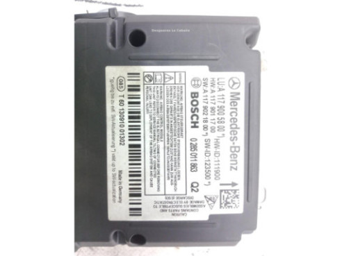 A1179005800 CENTRALITA AIRBAG MERCEDES BENZ CLASE A (W176)|Desguaces La Cabaña