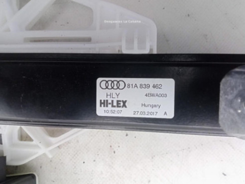 81A839462 ELEVALUNAS PUERTA LAT TRA DER AUDI Q2 (GAB)|Desguaces La Cabaña