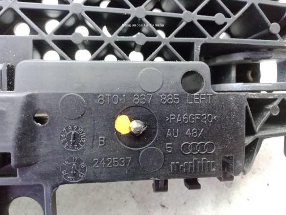 8T01837885 MANILLA PUERTA LAT TRA IZQ EXT AUDI A4 Allroad (8KH, B8)|Desguaces La Cabaña