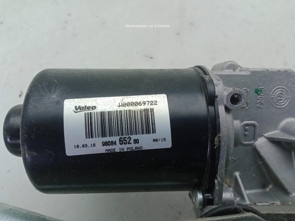 9808465280 MOTOR LIMPIAPARABRISAS DEL CITROEN JUMPY Furgón|Desguaces La Cabaña