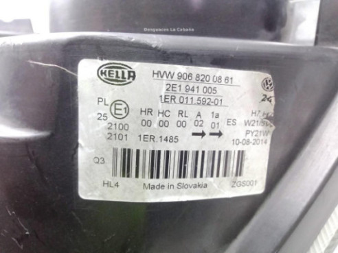 2E1941005 FARO IZQUIERDO VW CRAFTER 30-50 Furgón (2E_)|Desguaces La Cabaña