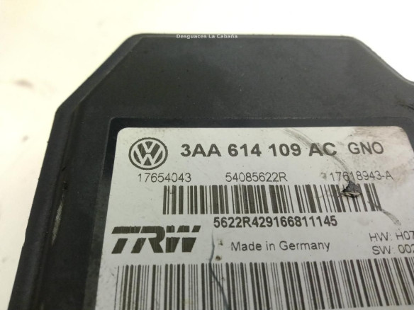 3AA614109AC GRUPO ABS VW PASSAT (362)|Desguaces La Cabaña
