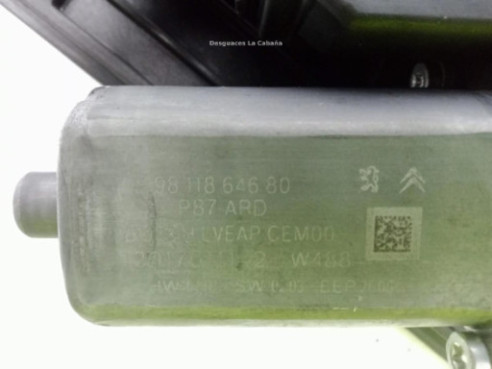 9811794480 ELEVALUNAS PUERTA LAT TRA DER PEUGEOT 5008 II|Desguaces La Cabaña