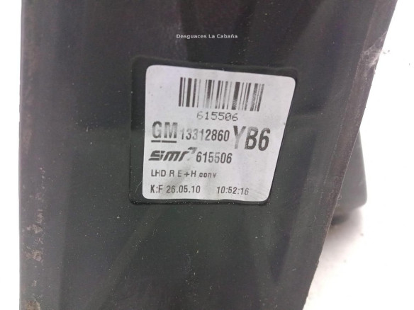 13312860 ESPEJO DER OPEL ZAFIRA B (A05)|Desguaces La Cabaña