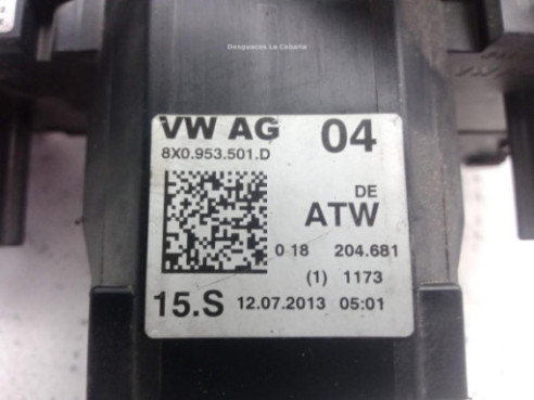 8X0953501D, MANDO COMPLETO AUDI A1 Sportback (8XA, 8XF)|Desguaces La Cabaña
