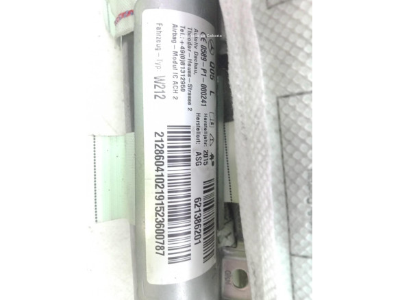 621386201 AIRBAG CORTINA IZQ MERCEDES BENZ CLASE E (W212)|Desguaces La Cabaña
