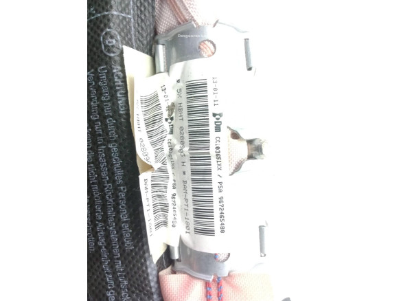 9672465480 AIRBAG CORTINA DER CITROEN DS3|Desguaces La Cabaña