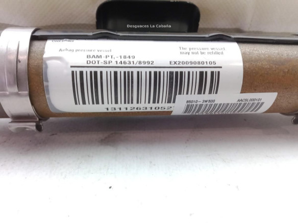 850103W500 AIRBAG CORTINA IZQ KIA SPORTAGE (SL)|Desguaces La Cabaña