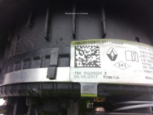 985701142R AIRBAG IZQ DACIA SANDERO II|Desguaces La Cabaña
